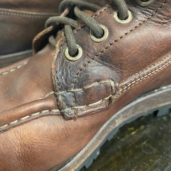 Officine Creative Moc Toe Logger Boots 8" Leather Lug Tread Size 10D M US - Picture 10 of 15